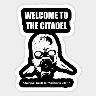 Welcome To The Citadel - Video Games Sticker